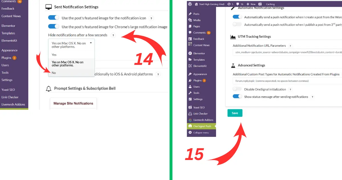 Onesignal setup process. How Set push Notification?