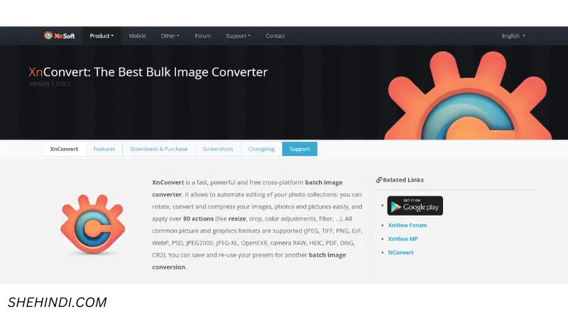 XnConvert WebP Image Converter