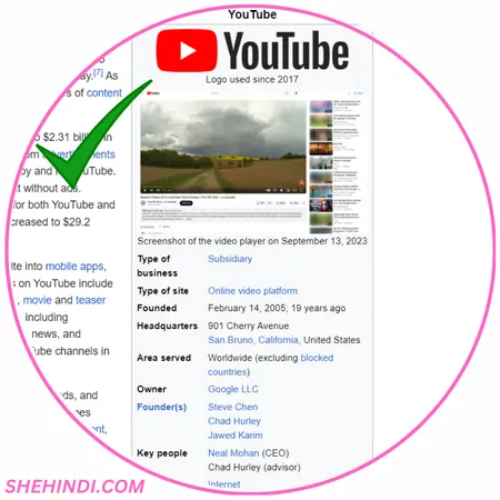 Wikipedia YouTube